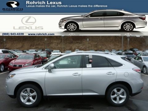 Silver Lining Metallic Lexus RX 350 AWD.  Click to enlarge.