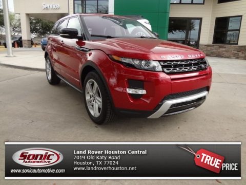 Firenze Red Metallic Land Rover Range Rover Evoque Dynamic.  Click to enlarge.