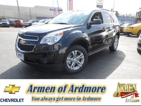 Black Granite Metallic Chevrolet Equinox LT.  Click to enlarge.