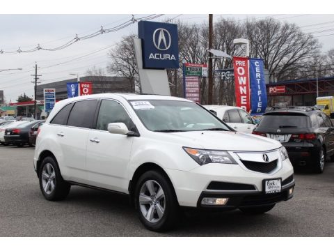 Aspen White Pearl Acura MDX .  Click to enlarge.