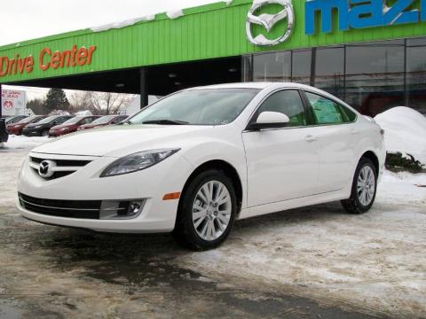 Performance White Mazda MAZDA6 i Grand Touring.  Click to enlarge.