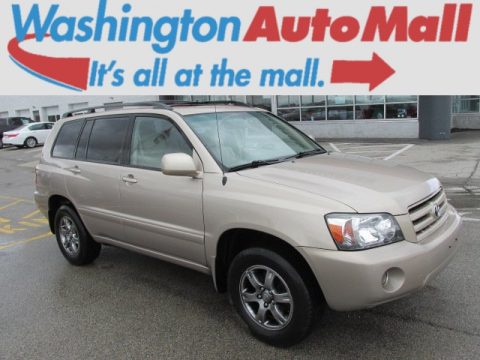 Sonora Gold Pearl Toyota Highlander V6 4WD. Click to enlarge. Sonora Gold Pearl Toyota Highlander V6 4WD. Click to enlarge.