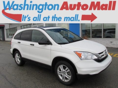 Taffeta White Honda CR-V EX 4WD.  Click to enlarge.