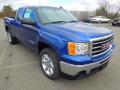 Front 3/4 View of 2013 GMC Sierra 1500 SLE Extended Cab #2