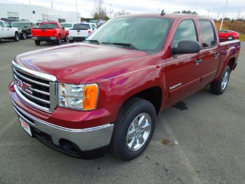 Sonoma Red Metallic GMC Sierra 1500 SLE Crew Cab.  Click to enlarge.