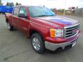 Front 3/4 View of 2013 GMC Sierra 1500 SLE Crew Cab #2
