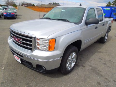 Quicksilver Metallic GMC Sierra 1500 SLE Crew Cab.  Click to enlarge.