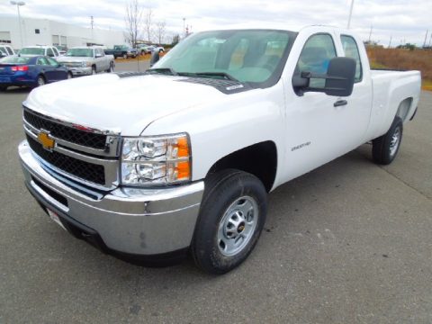 Summit White Chevrolet Silverado 2500HD Work Truck Extended Cab. Click to enlarge. Summit White Chevrolet Silverado 2500HD Work Truck Extended Cab. Click to enlarge.