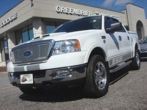 Oxford White Ford F150 Lariat SuperCrew 4x4.  Click to enlarge.