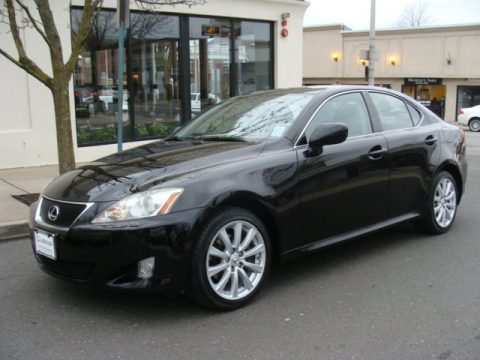 Obsidian Black Lexus IS 250 AWD.  Click to enlarge.
