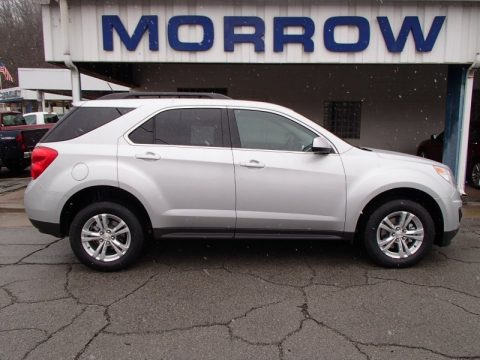 Silver Ice Metallic Chevrolet Equinox LT AWD.  Click to enlarge.