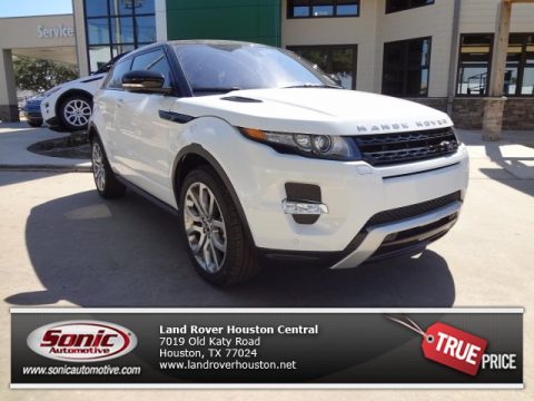 Fuji White Land Rover Range Rover Evoque Dynamic Coupe.  Click to enlarge.