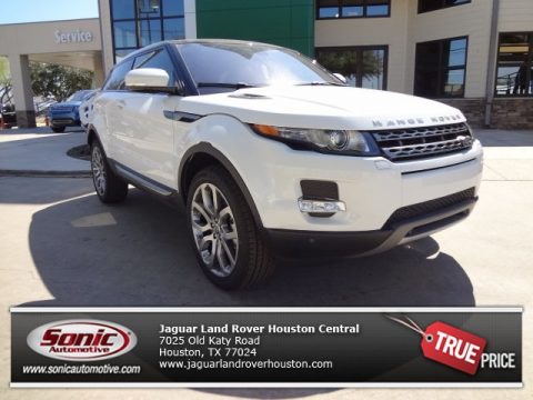 Fuji White Land Rover Range Rover Evoque Pure.  Click to enlarge.