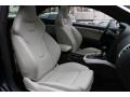  2010 Audi S5 Pearl Silver Silk Nappa Leather Interior #10