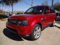 Front 3/4 View of 2013 Land Rover Range Rover Sport HSE #5