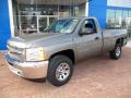Front 3/4 View of 2013 Chevrolet Silverado 1500 LS Regular Cab 4x4 #10