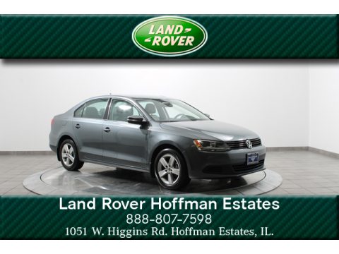 Platinum Gray Metallic Volkswagen Jetta TDI Sedan.  Click to enlarge.