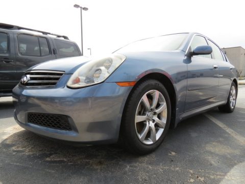 Lakeshore Slate Blue Infiniti G 35 Sedan.  Click to enlarge.