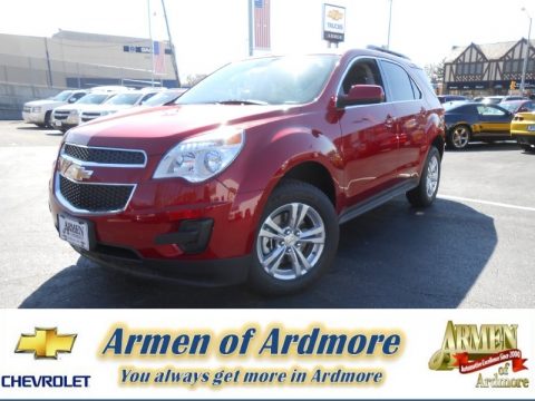 Crystal Red Tintcoat Chevrolet Equinox LT AWD.  Click to enlarge.