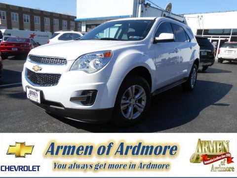Summit White Chevrolet Equinox LT.  Click to enlarge.