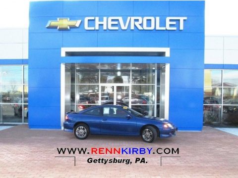 Arrival Blue Metallic Chevrolet Cavalier LS Sport Coupe.  Click to enlarge.