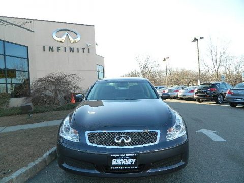Blue Slate Metallic Infiniti G 37 x Sedan.  Click to enlarge.