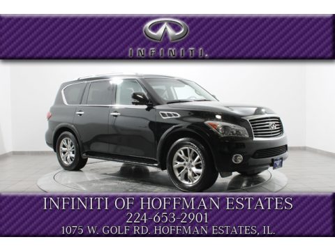 Black Obsidian Infiniti QX 56 4WD.  Click to enlarge.