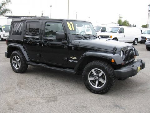Black Jeep Wrangler Unlimited Sahara. Click to enlarge. Black Jeep Wrangler Unlimited Sahara. Click to enlarge.