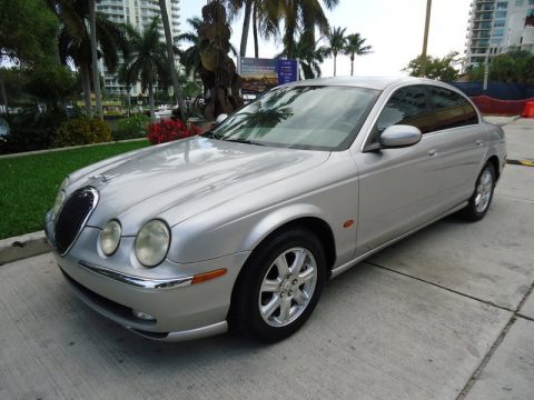 Platinum Metallic Jaguar S-Type 3.0.  Click to enlarge.