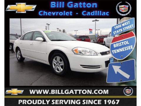 White Chevrolet Impala LS.  Click to enlarge.