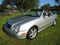 Front 3/4 View of 2002 Mercedes-Benz CLK 430 Cabriolet #12