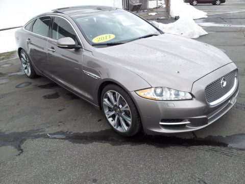 Lunar Grey Metallic Jaguar XJ XJL Supercharged.  Click to enlarge.