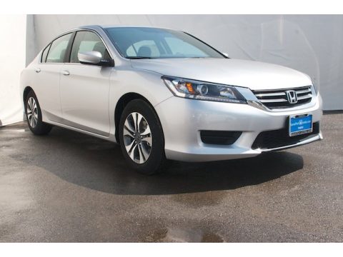 Alabaster Silver Metallic Honda Accord LX Sedan.  Click to enlarge.