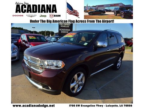 Deep Molten Red Pearl Dodge Durango Citadel.  Click to enlarge.