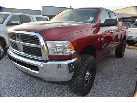 Deep Cherry Red Crystal Pearl Dodge Ram 2500 HD SLT Crew Cab 4x4.  Click to enlarge.