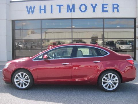 Crystal Red Tintcoat Buick Verano FWD.  Click to enlarge.