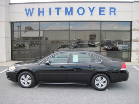 Black Chevrolet Impala LS.  Click to enlarge.