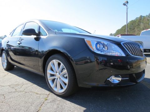 Carbon Black Metallic Buick Verano FWD.  Click to enlarge.