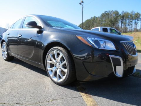 Black Diamond Tricoat Buick Regal GS.  Click to enlarge.