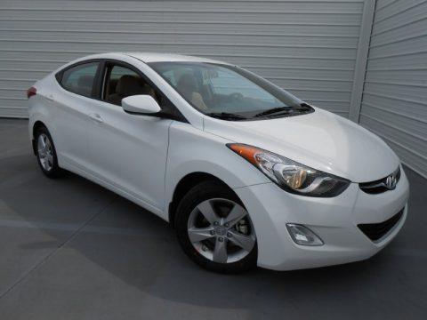 Shimmering White Hyundai Elantra GLS. Click to enlarge. Shimmering White Hyundai Elantra GLS. Click to enlarge.