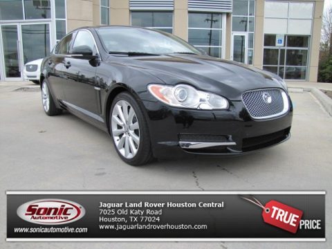 Ebony Black Jaguar XF Premium Sport Sedan.  Click to enlarge.