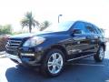 Front 3/4 View of 2012 Mercedes-Benz ML 350 4Matic #3