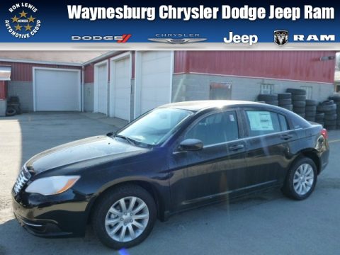 Black Chrysler 200 Touring Sedan.  Click to enlarge.