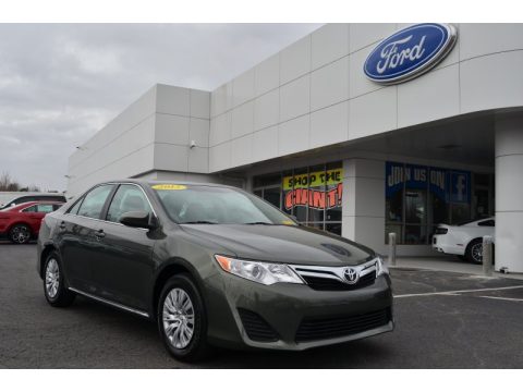 Cypress Green Pearl Toyota Camry LE.  Click to enlarge.