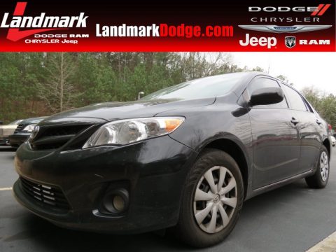 Black Sand Pearl Toyota Corolla LE.  Click to enlarge.