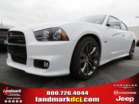 Bright White Dodge Charger SRT8.  Click to enlarge.
