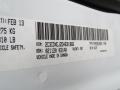 Dodge Color Code PW7 Bright White #13