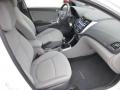  2012 Hyundai Accent Gray Interior #4