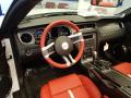  2014 Ford Mustang Brick Red/Cashmere Accent Interior #9