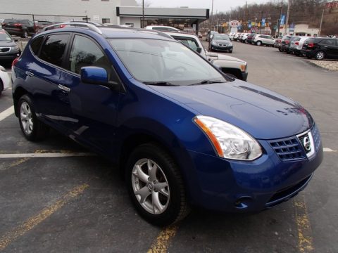 Indigo Blue Nissan Rogue SL AWD.  Click to enlarge.